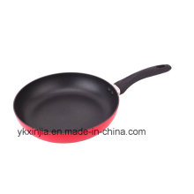 Utensílios de cozinha 24 centímetros de alumínio vermelho Anti-Stick Revestimento Fry Pan